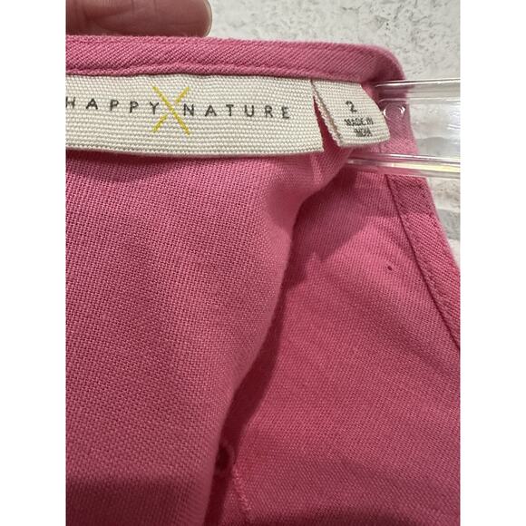 Happyxnature Kate Hudson Cara Eyelet Embroidered Mini Dress Pink Cotton Size 2 - Picture 5 of 10